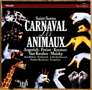 Signed MISCHA MAISKY Saint-Saens Carnaval des Animaux Philips 2x 180g LP New - Picture 1 of 2