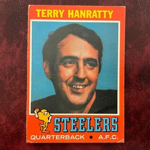 Juego Topps 1971 Terry Hanratty Rookie #30 Pittsburgh Steelers - Ex - Imagen 1 de 2