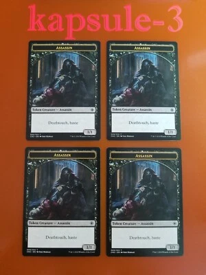 4x Assassin | TOKEN 005/012 | Conspiracy Take the Crown | MTG Magic Cards - Image 1 of 2