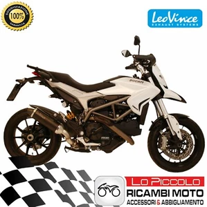 SCARICO COMPLETO LEOVINCE NERO STAINLESS STEEL DUCATI HYPERSTRADA 821 2015 2016 - Foto 1 di 1