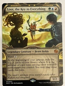 MTG, Loot, the Key to Everything (Showcase) NM Outlaws of Thunder Junction: BIG - Picture 1 of 2