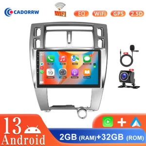 Radio de coche estéreo Carplay GPS Android 13 2+32 GB 10,1" para Hyundai Tucson 2004-2010 - Imagen 1 de 17