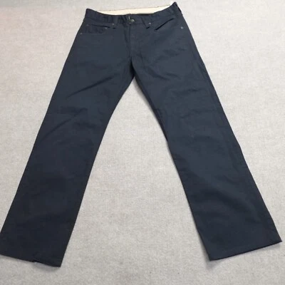 Rag & Bone Mens Pants 31 x 29 Black Straight Handmade Button - Image 1 of 4