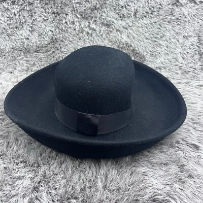 Sombrero de Colección Street Smart Fedora Negro 100% Lana Fieltro Hecho para Mujer EE. UU. Betmar Foto 1 de 4