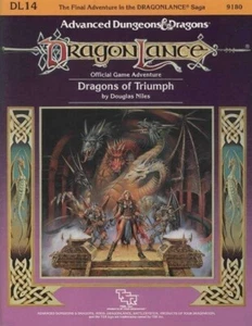 DL14 Dragons of Triumph Dragonlance Dungeons Dragons D&D Weis Hickman 3.5 - Imagen 1 de 1