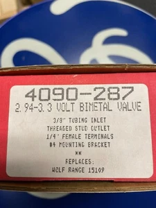 RobertShaw Bi-metal Oven Valve Part Number--- 4090-287 / Wolf--15109 - Picture 1 of 3