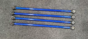 12014-16 POLARIS RZR XP XP4 1000 RADIUS ROD SET LATERAL LINKS BLUE OEM - Picture 1 of 2