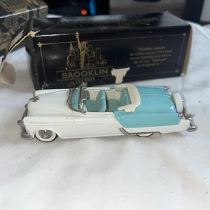 Brooklin Models 1/43 - Oldsmobile Fiesta 1953 Blanche / Bleue N°39 Avec Boîte - Foto 1 di 6
