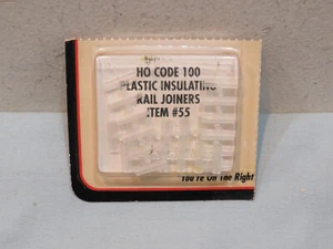 Giuntatrici per binari isolanti in plastica Atlas #55 nuove con scatola codice HO 100 - Foto 1 di 1
