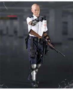 Figura masculina coleccionable Mini Times Toys 1/6 M020 HK unidad de emergencia policía 12 - Imagen 1 de 13