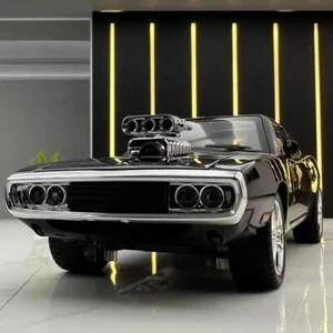 1:24 Dodge Charger Muscle Metal Model car Diecast with Sound & Light Toy For Kid - Picture 1 of 10