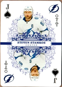STEVEN STAMKOS 22-23 OPC JACK OF SPADES PLAYING CARD 2022-23 O-PEE-CHEE - Picture 1 of 2