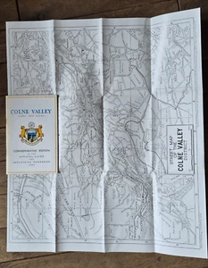 COLNE VALLEY - Official Guide - 1973 - With MAP - Huddersfield Yorkshire - Picture 1 of 10