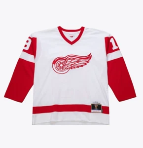 Mitchell & Ness Detroit Red Wings #19 Hockey Jersey New Mens Sizes $225 - Picture 1 of 3