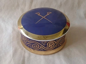 Vtg Tower of London Sword of Justice Trinket Box English Fine Bone China - Picture 1 of 12