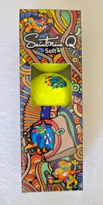 SAINT NINE Q SOFT PREMIUM GOLFBÄLLE 1 Hülle 3 Bälle BRANDNEU gelb - Bild 1 von 4