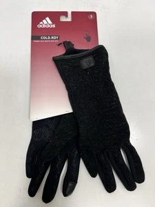 Nuevos guantes para correr Adidas Cold 2.0 para mujer talla pequeña negros teléfono táctil - Imagen 1 de 5