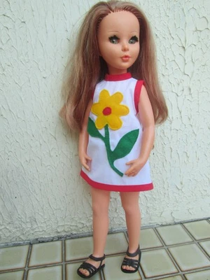 copie de la robe "Girasole" pour poupée furga alta moda , neuve - Photo 1/4
