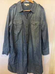 Two By Vince Camino Denim Dress -size 3X - Picture 1 of 5