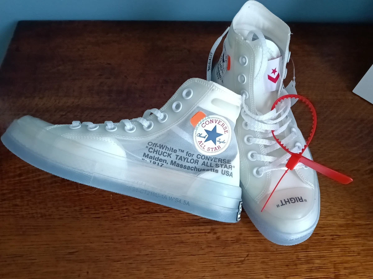 Off-whiteConverse ChuckTaylor新品保証タグ付き Off-White x Converse Chuck Taylor Black White - Sneaker Bar Detroit