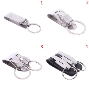 Stainless steel Quick release Keychain Belt Clip key snap holder ring buckle* - Picture 1 of 16