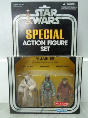 Star Wars Vintage Collection Special Boba Fett Action Figure Set Villain 3 Pack - Image 1 of 3