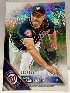 2016 Topps Factory Set Sparkle Foil #209 Max Scherzer /177 - Foto 1 di 2
