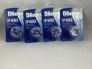 4 Blistex Lip Medex Relives Sore lips Restores moisture, Value Size .38oz (4 pk) - Picture 1 of 3