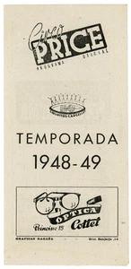 Circo Price Madrid Spanien orig 1948 Spanisches Zirkusprogramm - Bild 1 von 3