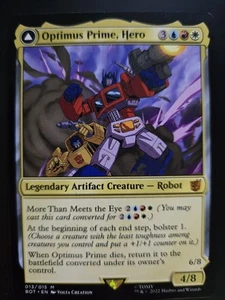 Optimus Prime, Hero NM Transformers - The Brothers' War MTG FREE SHIPPING - Picture 1 of 2