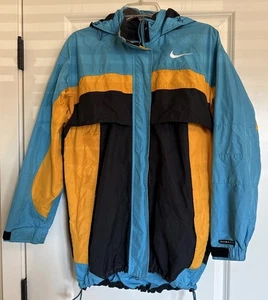Giacca Nike ACG vintage colorblock blu giallo donna taglia media 8-10 - Foto 1 di 12