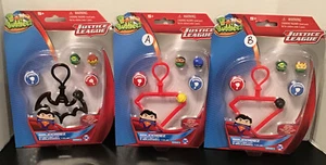Bbuddieez Starter Kit DC JUSTICE LEAGUE - BATMAN or Superman Backpack clip toy - Imagen 1 de 6