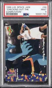 1996 Upper Deck Space Jam #96 "Checking Out the Competition" PSA 9 - Rare & Icon - Bild 1 von 3