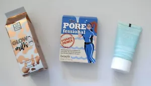 Cosmetic Bundle: Glow Milk Highlighter, Porefessional & Quench Primers - Picture 1 of 1