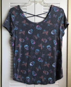 NOBO Juniors XXXL/3G (21) Skulls and Butterflies ~Excellent Pre-Owned Condition - Picture 1 of 6