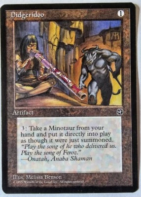 Didgeridoo Homelands 1995 Regular Rare MtG Magic the Gathering NM - Image 1 of 4