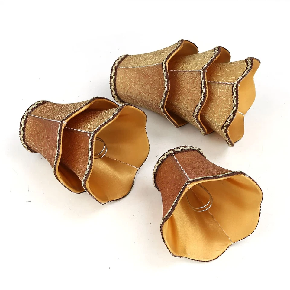 Fuloon Modern European Style Clip on Droplight Wall Lamp Candle Chandelier Shade