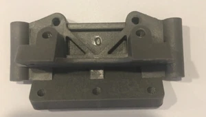 Traxxas Part 2530 - Bulkhead front black Bandit Stampede Rustler New - Picture 1 of 1