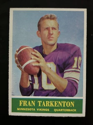 1964  Fran Tarkenton Minnestota Vikings QB  HOF  Philadelphia #109 - Image 1 of 2