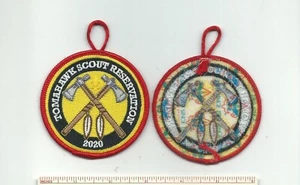 SCOUT BSA 2020 TOMAHAWK RESERVATION CAMP YEAR PATCH NORTHERN STAR CNCL MN WI !! - Picture 1 of 1