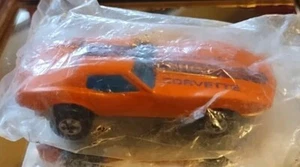 Hot Wheels 1975 Corvette Stingray Blackwalls Cereal Promo Orange Baggie Rare HTF - Picture 1 of 4