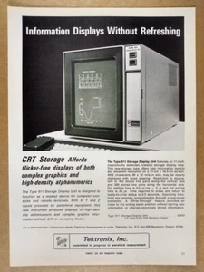 1969 Tektronix Type 611 Storage Display Unit vintage print Ad - Picture 1 of 1