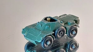 ARMY Ferret Scout Car - Matchbox - By Lesney - # 61 - Green - Picture 1 of 9