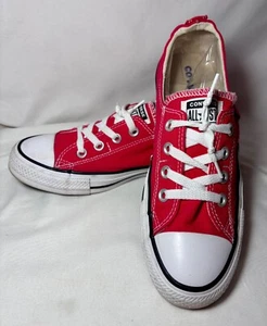 Zapatillas deportivas Converse Chuck Taylor Shoreline para mujer talla 9,5 rojas de lona 537083F - Imagen 1 de 11