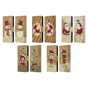 HEAD CASE DESIGNS CHRISTMAS CLASSICS LEATHER BOOK WALLET CASE FOR HTC PHONES 1 - Picture 1 of 7