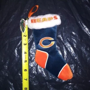 Chicago Bears Football New Vintage 90's Mini Christmas Stocking Sock - Picture 1 of 2