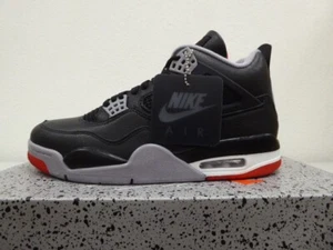 Air Jordan 4 Retro Bred, FV5029 006, EU 44, US 10, UK 9 "NEU" - Bild 1 von 3