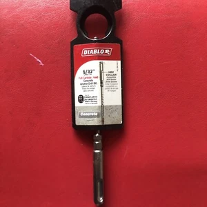 Diablo 5/32 pulgadas X 6 pulgadas. Broca percutora de carburo L 1 paquete w2 - Imagen 1 de 2