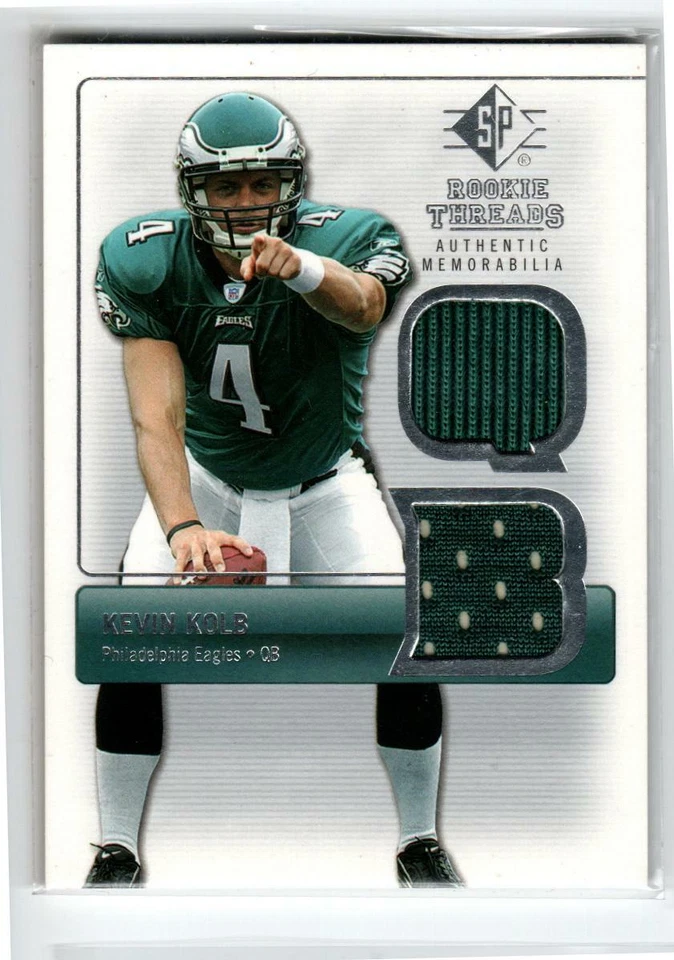 2007 SP Rookie Threads Rookie Threads Silver #RTKK Kevin Kolb (ref 168150) - Image 1 of 1