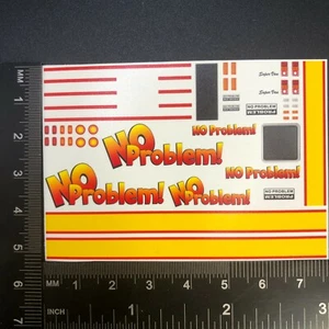 Clear 1:64 Waterslide Decal for Super Van Monster Truck NO Problem! - Picture 1 of 7